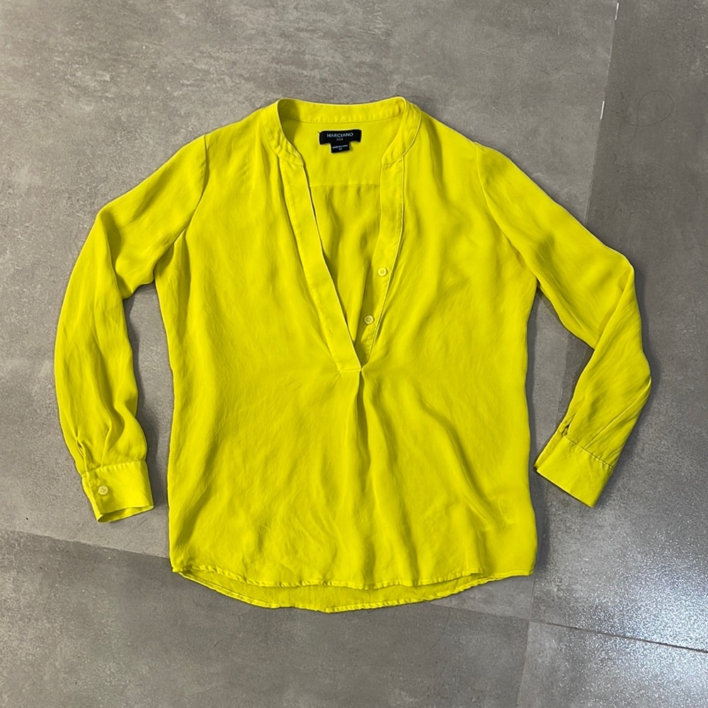 Marciano Silk collection blouse size xs